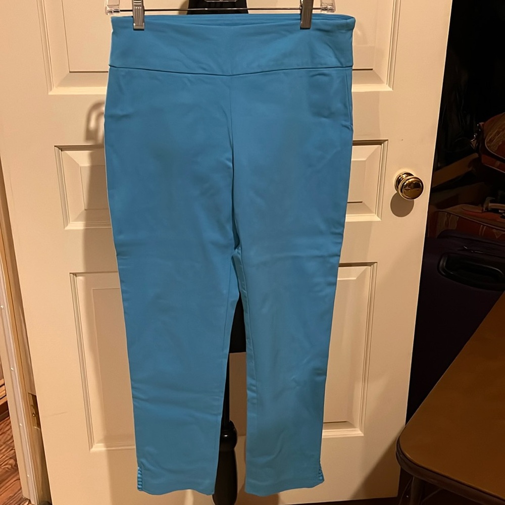 Turquiose capri pants